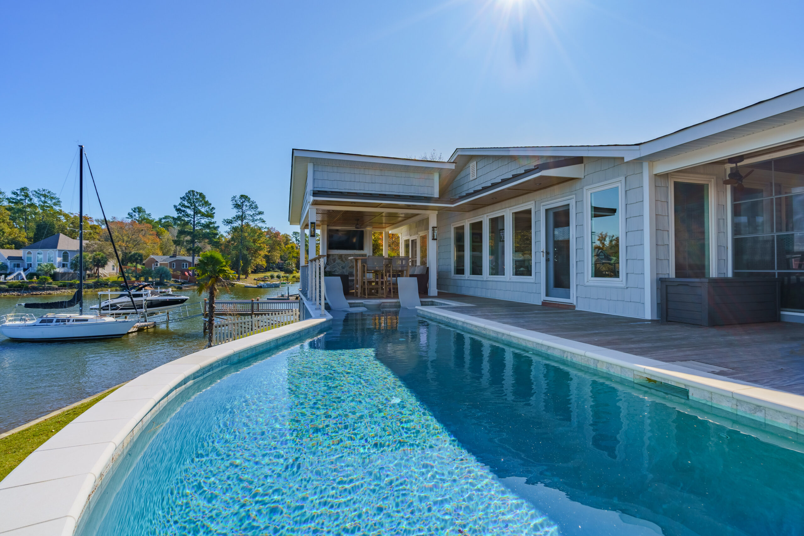 Pool on Lake Murray